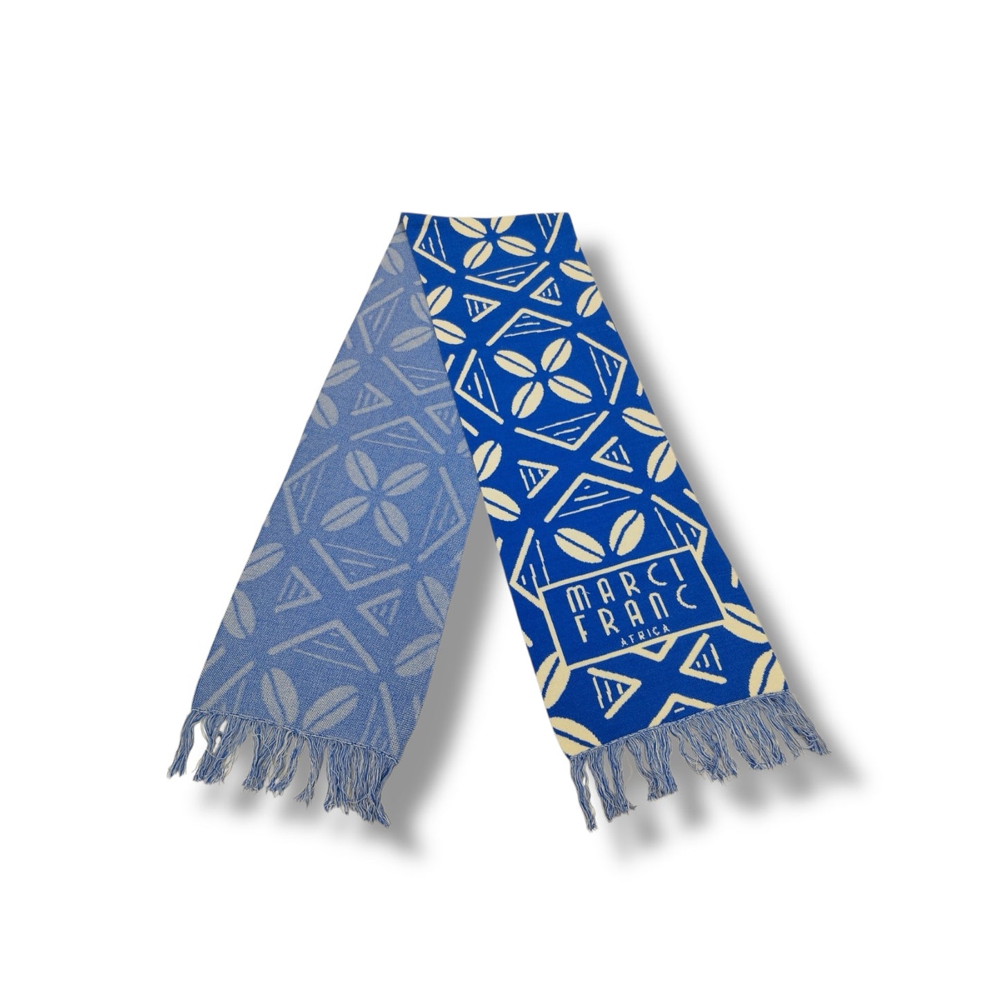 MARCI FRANC JACQUARD KNITTED SCARF