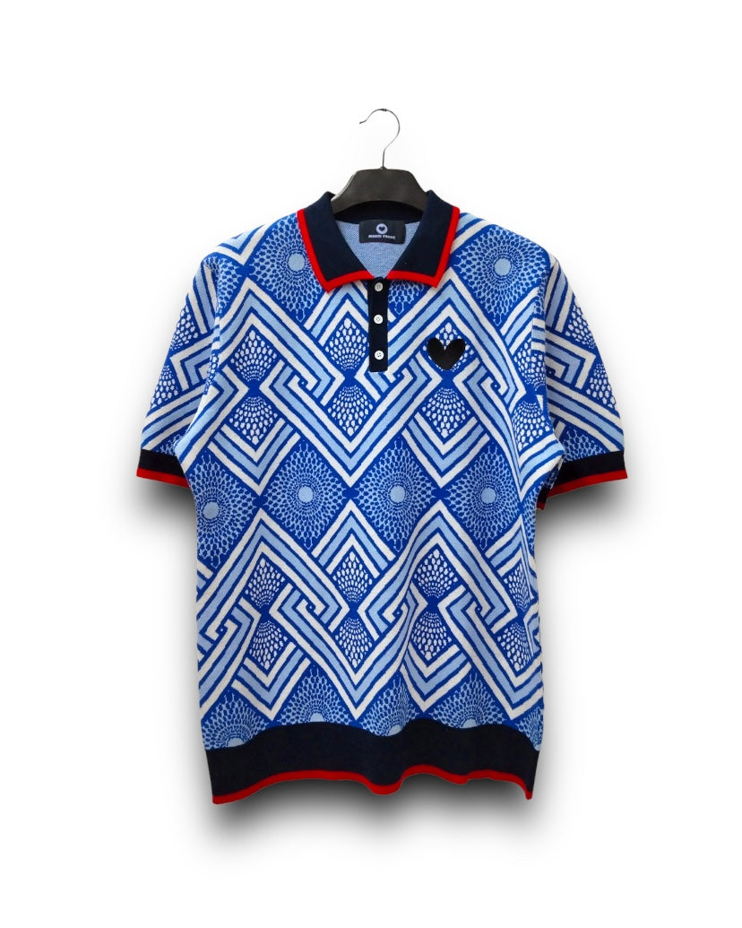 MARCI FRANC SAVANNAH SKY POLO SHIRT