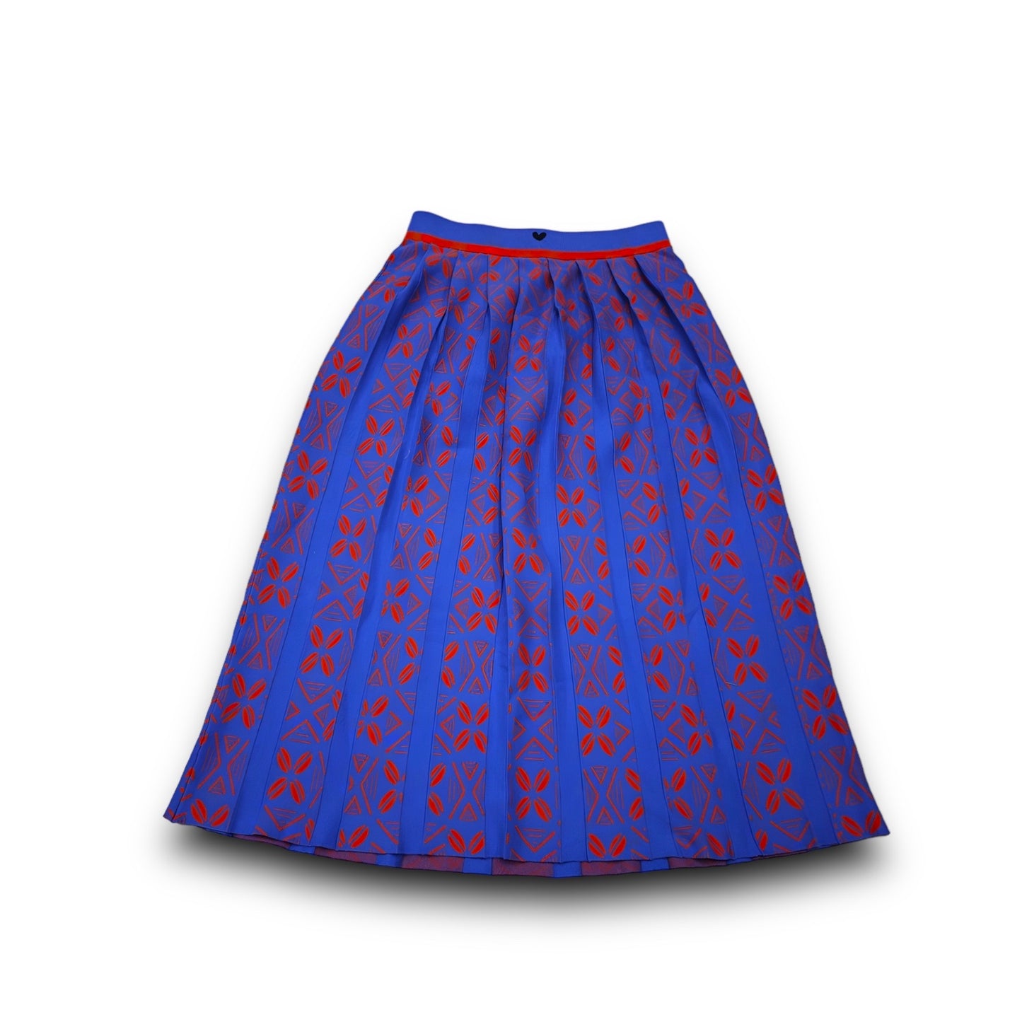 MARCI FRANC TRIBAL JACQUARD KNIT SKIRT