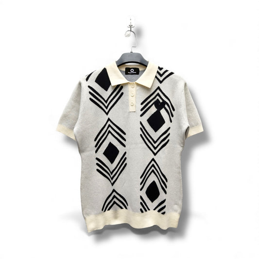 MARCI FRANC ZEBRA POLO SHIRT