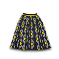 MARCI FRANC YELLOW DIAMOND KNIT SKIRT