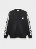 MARCI FRANC BLACK DIAMOND CARDIGAN