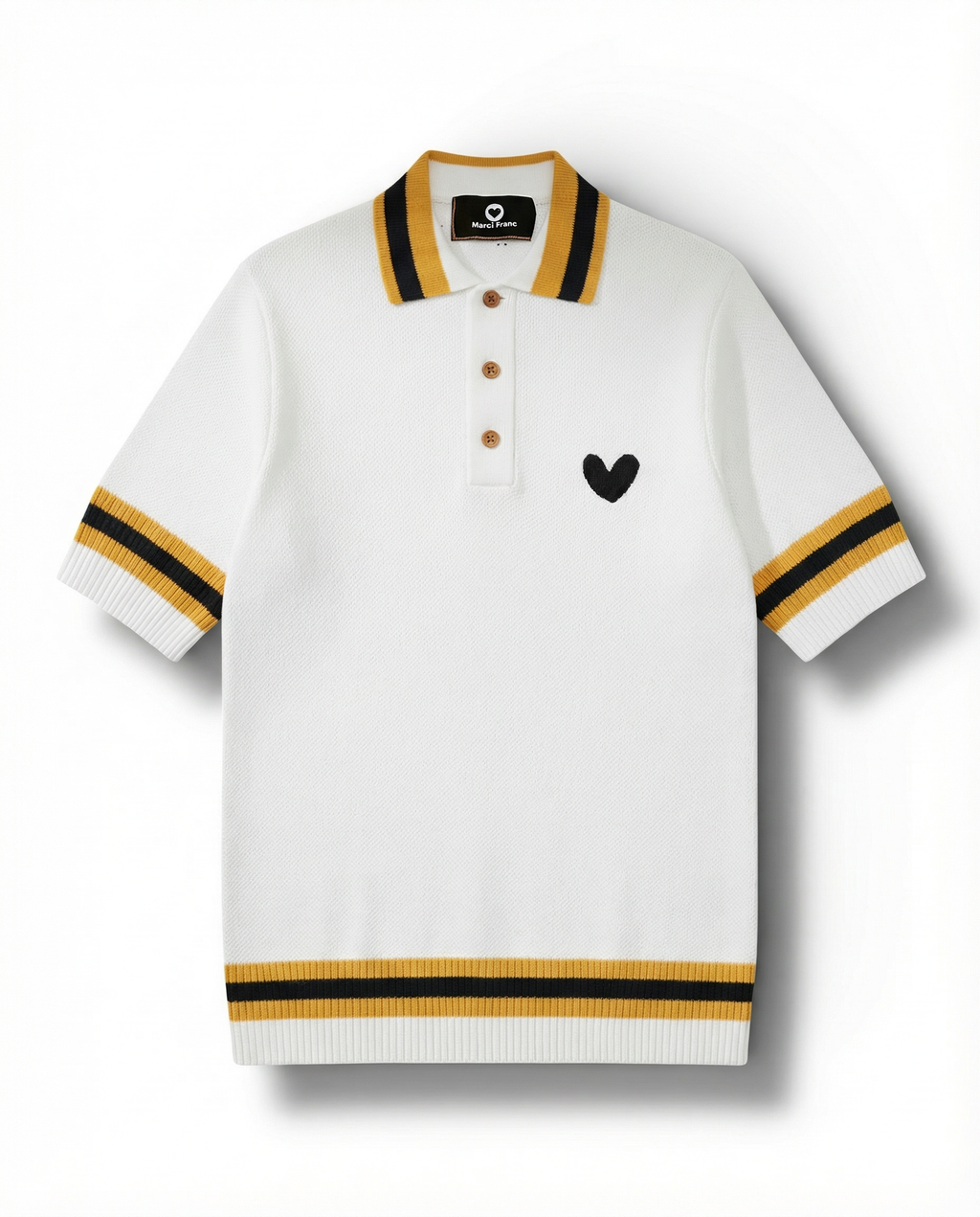 THE MARCI FRANC "UNITY" HERITAGE KNIT POLO