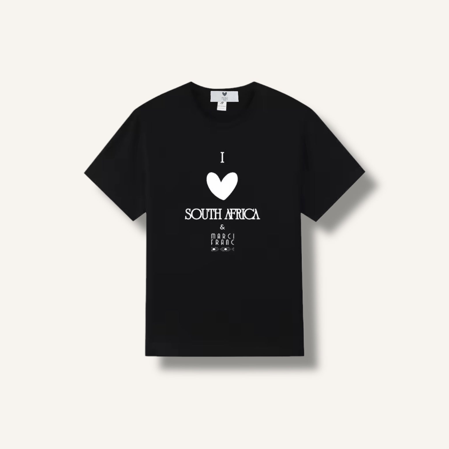 MARCI FRANC I LOVE SOUTH AFRICA COTTON T-SHIRT