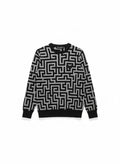 MARCI FRANC LABYRINTH CREW-NECK JUMPER