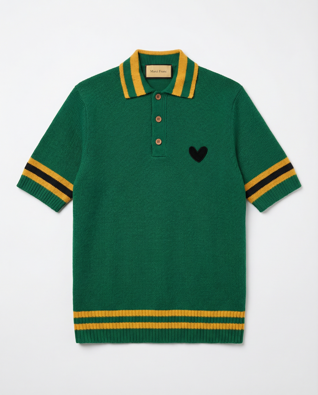 THE MARCI FRANC "UNITY" HERITAGE KNIT POLO