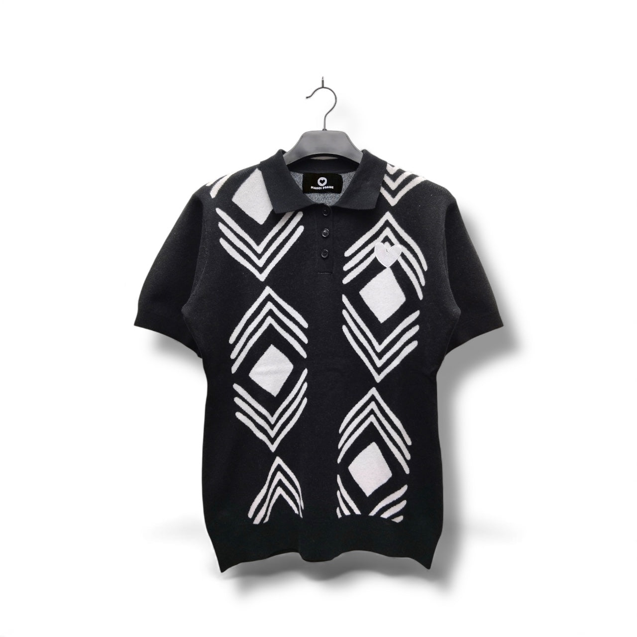 MARCI FRANC ZEBRA POLO SHIRT