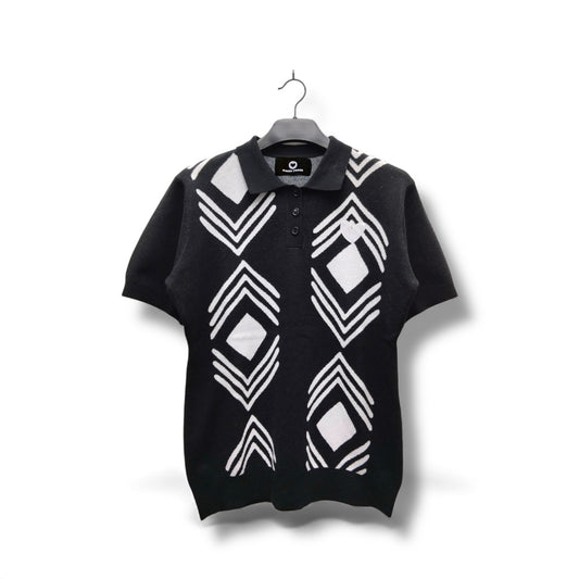 MARCI FRANC ZEBRA POLO SHIRT