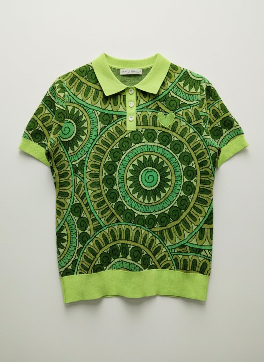 Marci Franc Ashanti Garden Polo Shirt