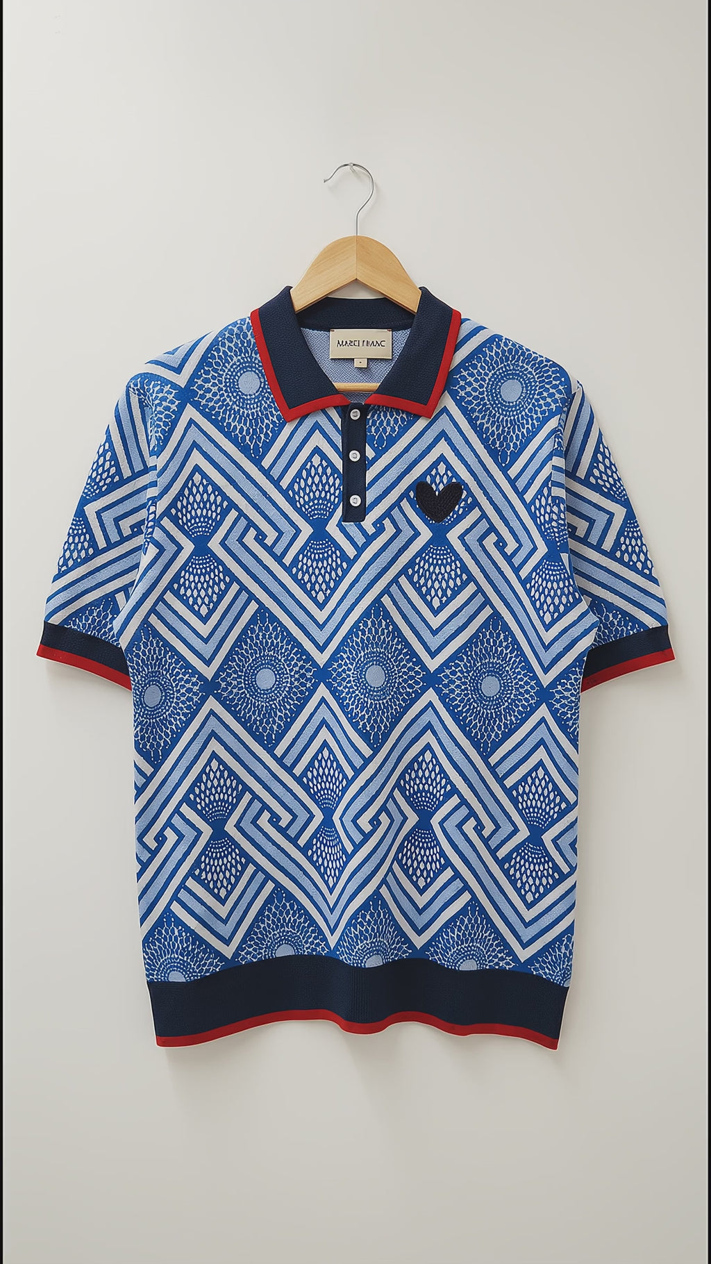 MARCI FRANC SAVANNAH SKY POLO SHIRT