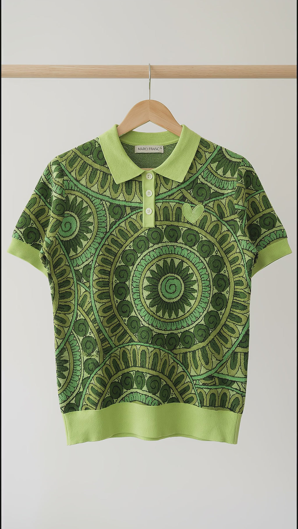 Marci Franc Ashanti Garden Polo Shirt
