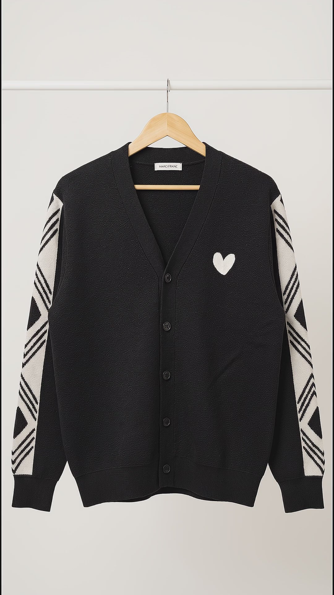 MARCI FRANC BLACK DIAMOND CARDIGAN