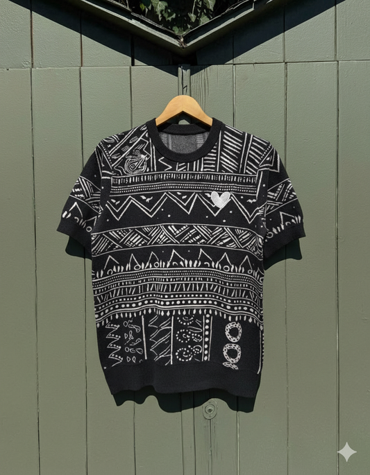 MARCI FRANC SAFARI NOIR T-SHIRT