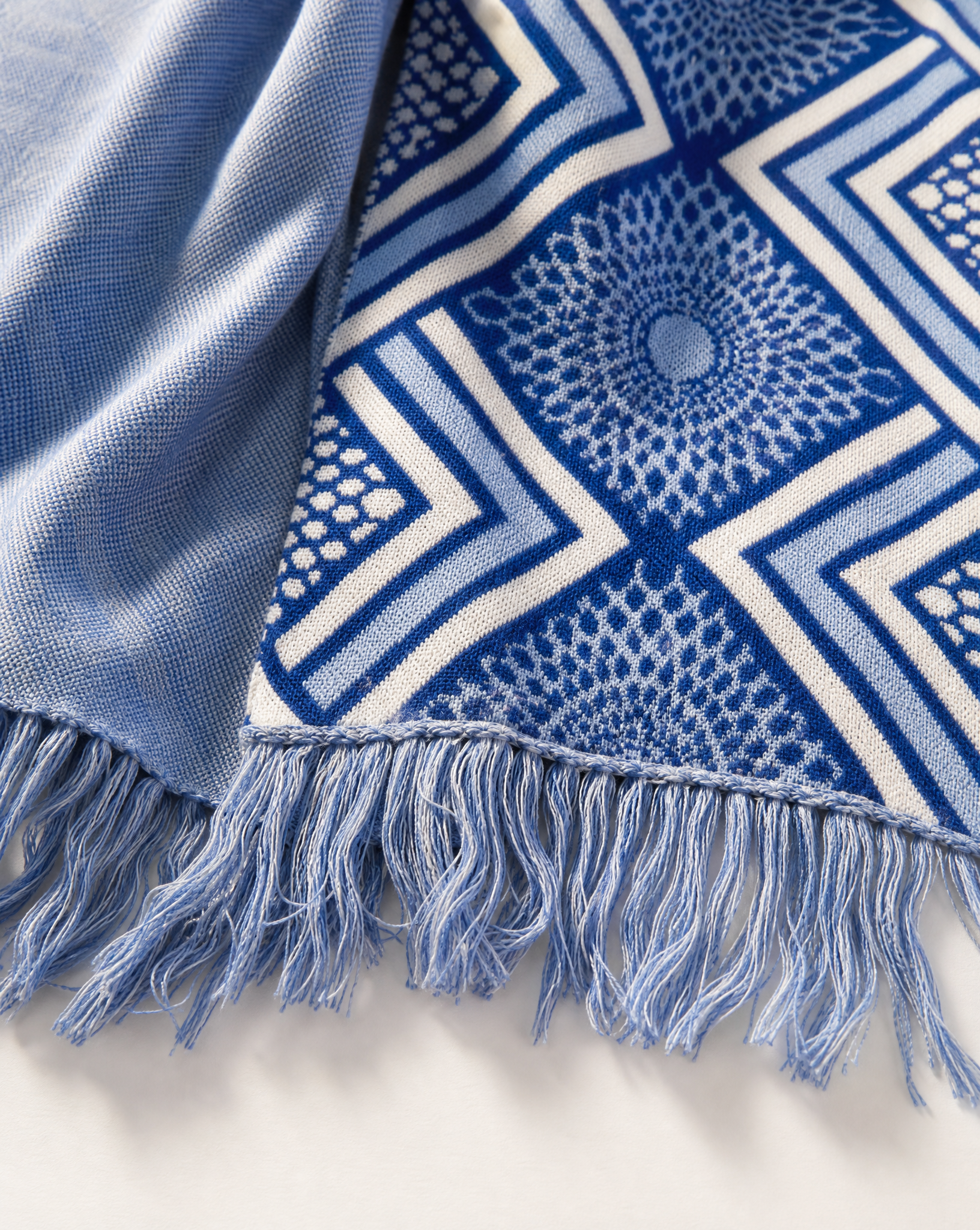 MARCI SAVANNA SKY KNITTED SCARF
