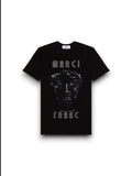 MARCI FRANC x BOKANG MANKOE BLACK T-SHIRT